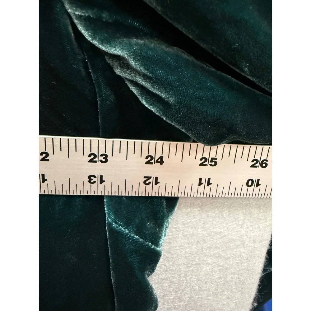Eileen Fisher Woman's Velvet Pine Angled Shaped Jacket Open Shawl Collar 3X NWTl